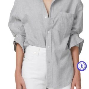 Citizens of Humanity Kayla Gray Button-Up Shirt